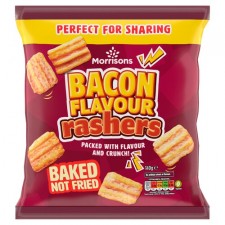 Bacon Flavour Rashers Rice & Potato Snacks 140g- Vegetarian
