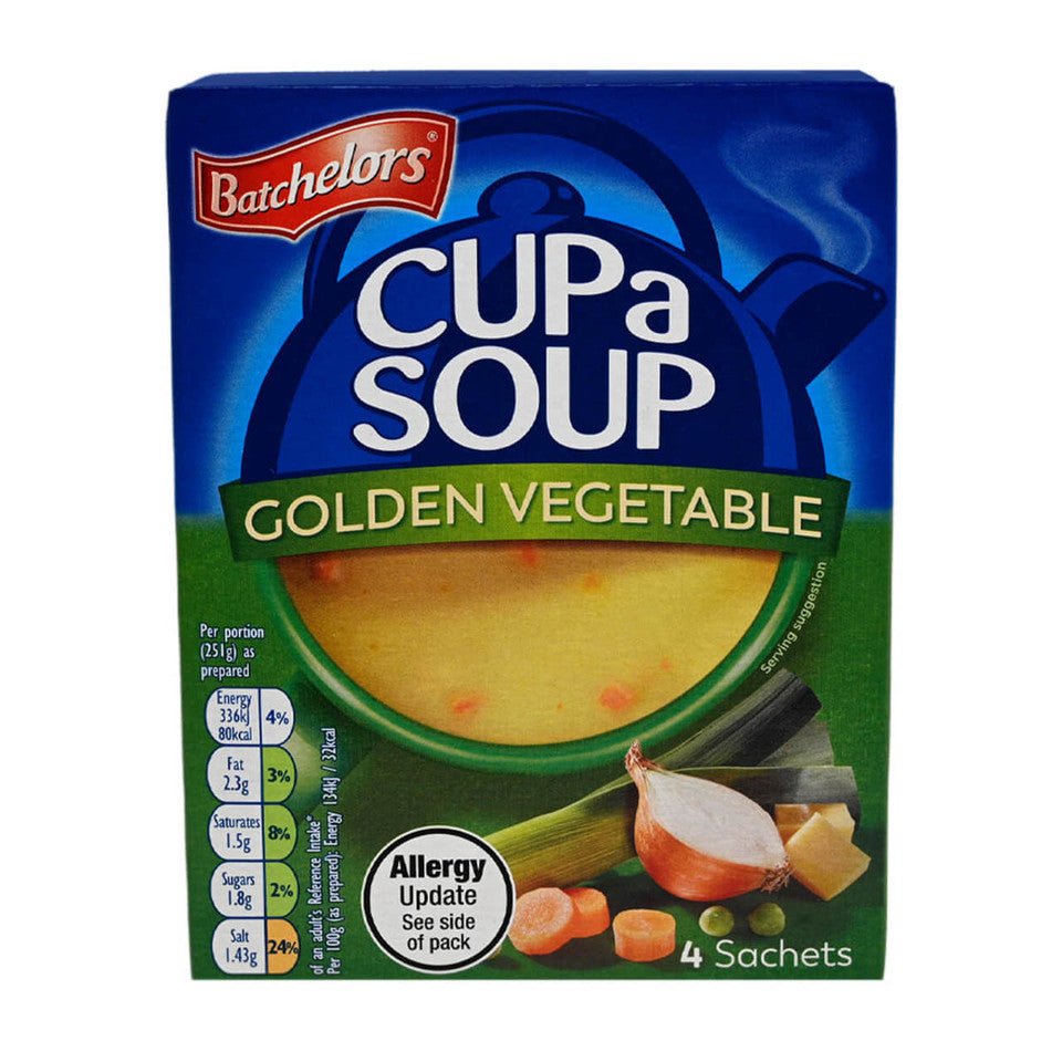 Batchelors Cup A Soup Golden Vegetable 4 sachets