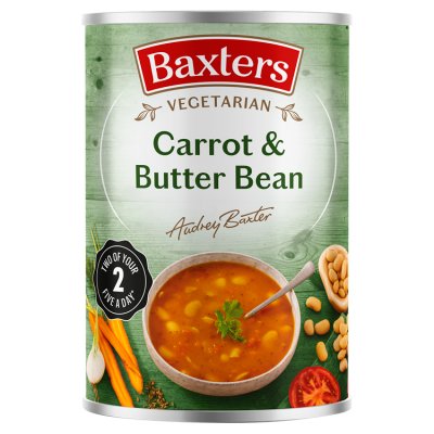 Baxters Vegetarian Soup Carrot & Butter bean 400g
