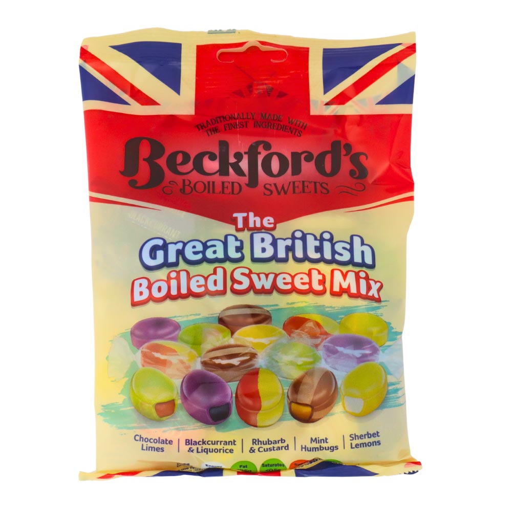 Beckfords The Great British Boiled Sweet Mix Bag 200g