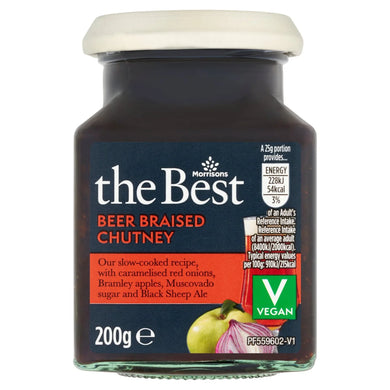 Morrisons Best Onion & Beer Braised Chutney 200g