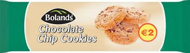 Bolands Chocolate Chip cookies 145g