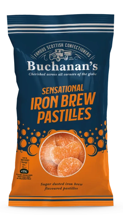 Buchanans Iron Brew Pastilles Bag 145g