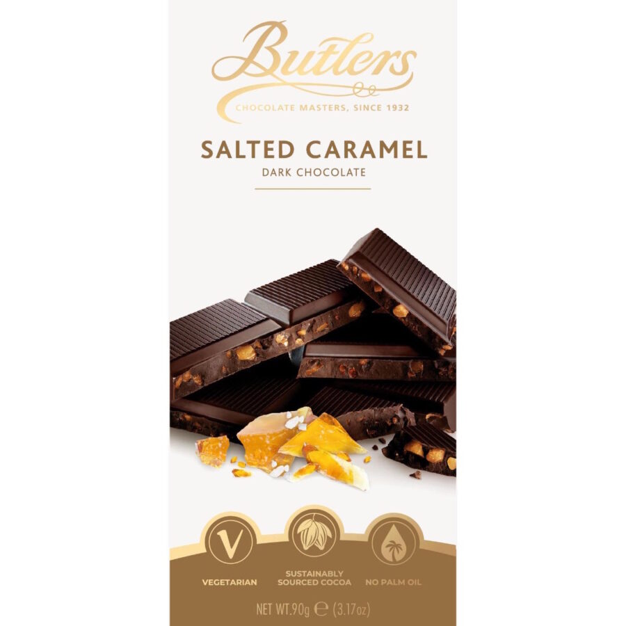 Butlers Dark Chocolate Salted Caramel Bar 90g