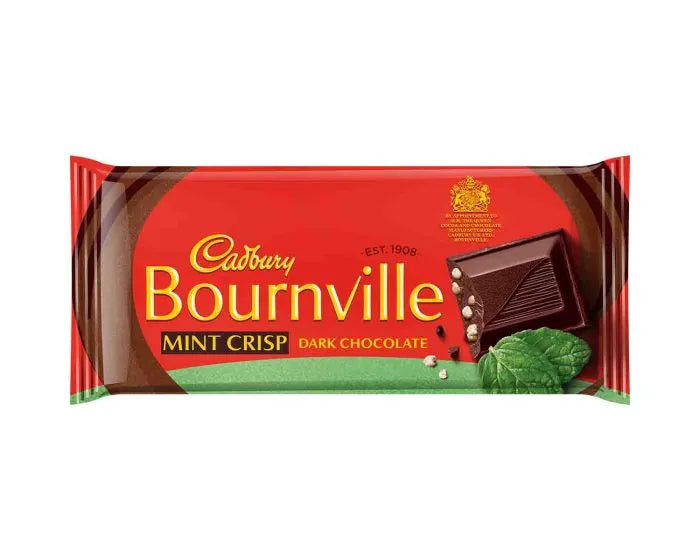 Cadbury Bournville Mint Bar 100g