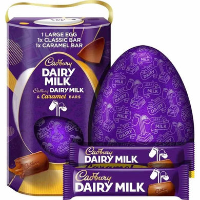 Cadbury Dairy Milk Caramel Thoughtful Gesture Easter Egg 245g -FRAGILE