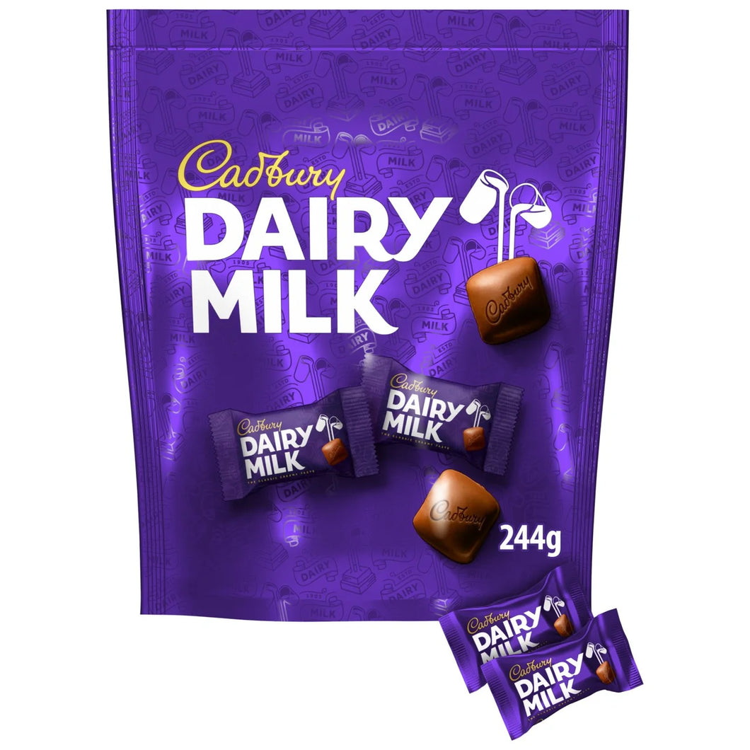 Cadbury Dairy Milk Chunk Pouch 244g CHRISTMAS
