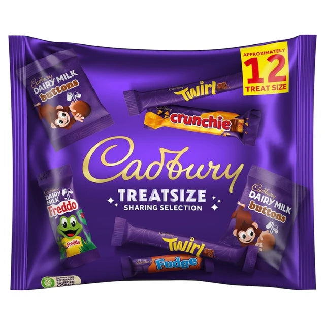 Cadbury Family Treat Size Chocolate 223g - 12 Treatsize bars