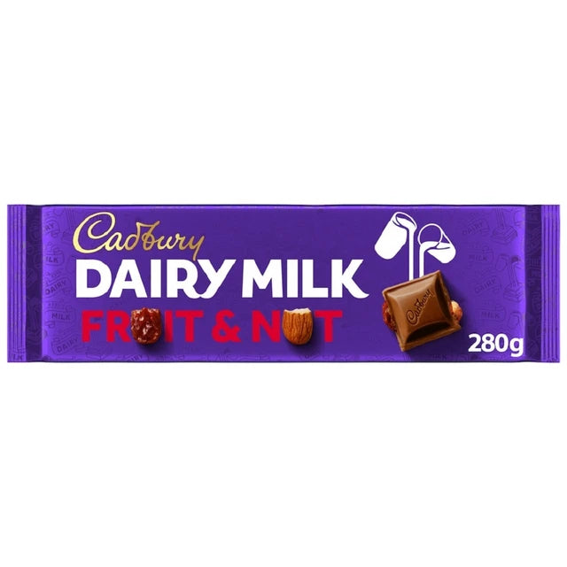 Cadbury Dairy Milk Fruit & Nut Chocolate 280g- CHRISTMAS