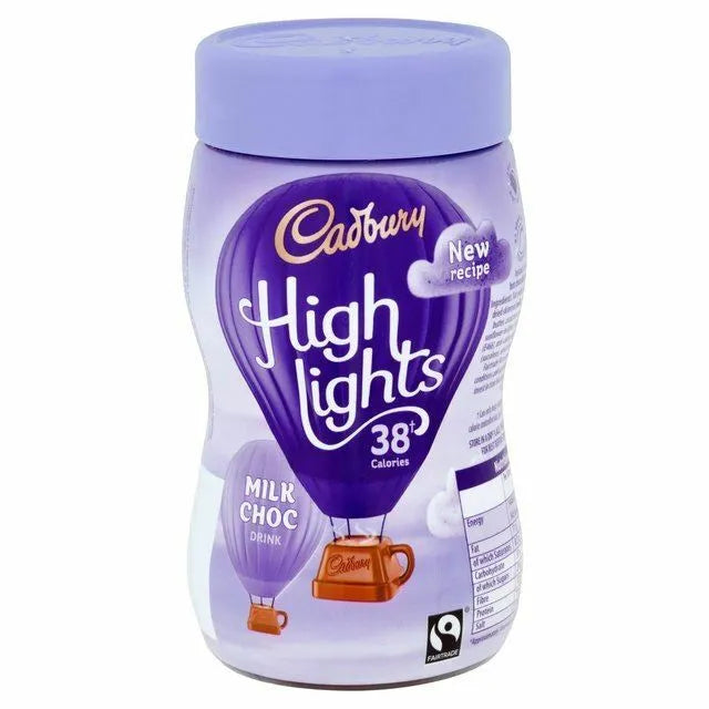 Cadbury Highlights Drinking Chocolate Jar 154G