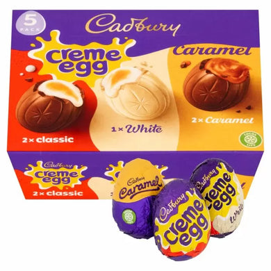 Cadbury  Creme Eggs MIXED 5 pack EASTER Made in UK
