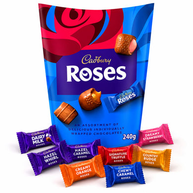 Cadbury Roses Milk Chocolate Carton 240g CHRISTMAS