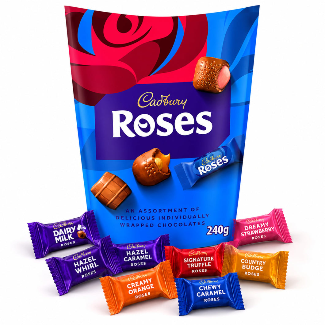 Cadbury Roses Milk Chocolate Carton 240g CHRISTMAS