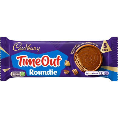 Cadbury Milk Chocolate Biscuit Roundie Timeout 160g