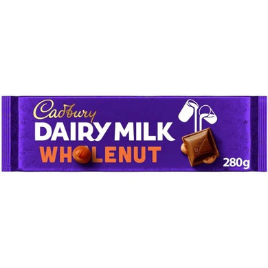 Cadbury Dairy Milk Whole Nut 280g CHRISTMAS