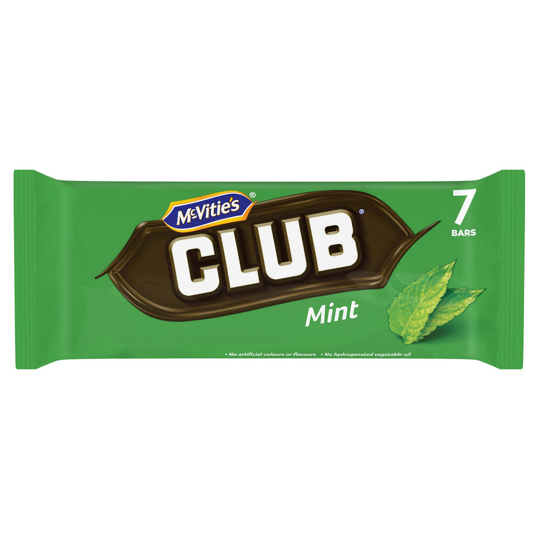 Mcvities Club Mint Biscuit 7's