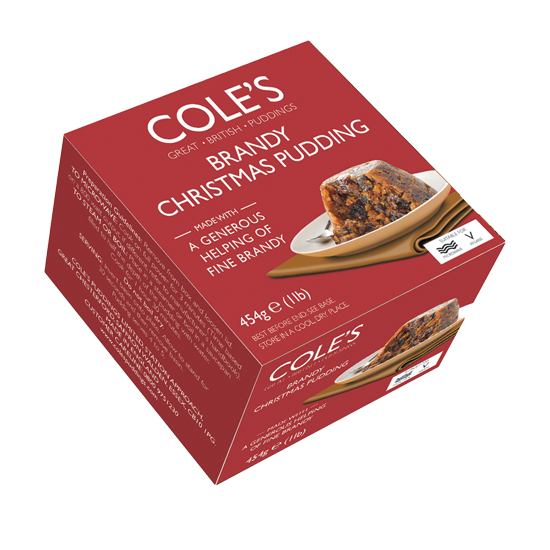 Coles Brandy Christmas Pudding 454g - Christmas