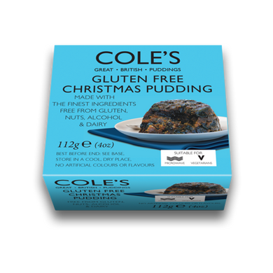 Coles Gluten & Alcohol Free Plum Pudding 112g - Christmas