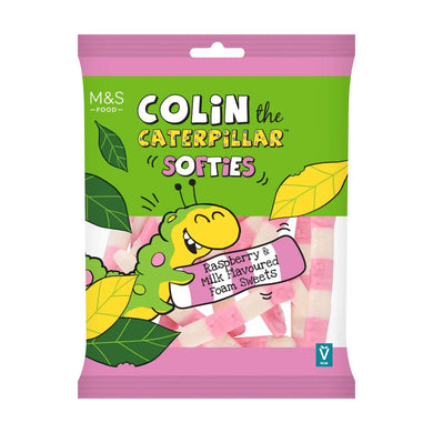 M&S Colin The Caterpillar Softies Raspberry & Milk 150g