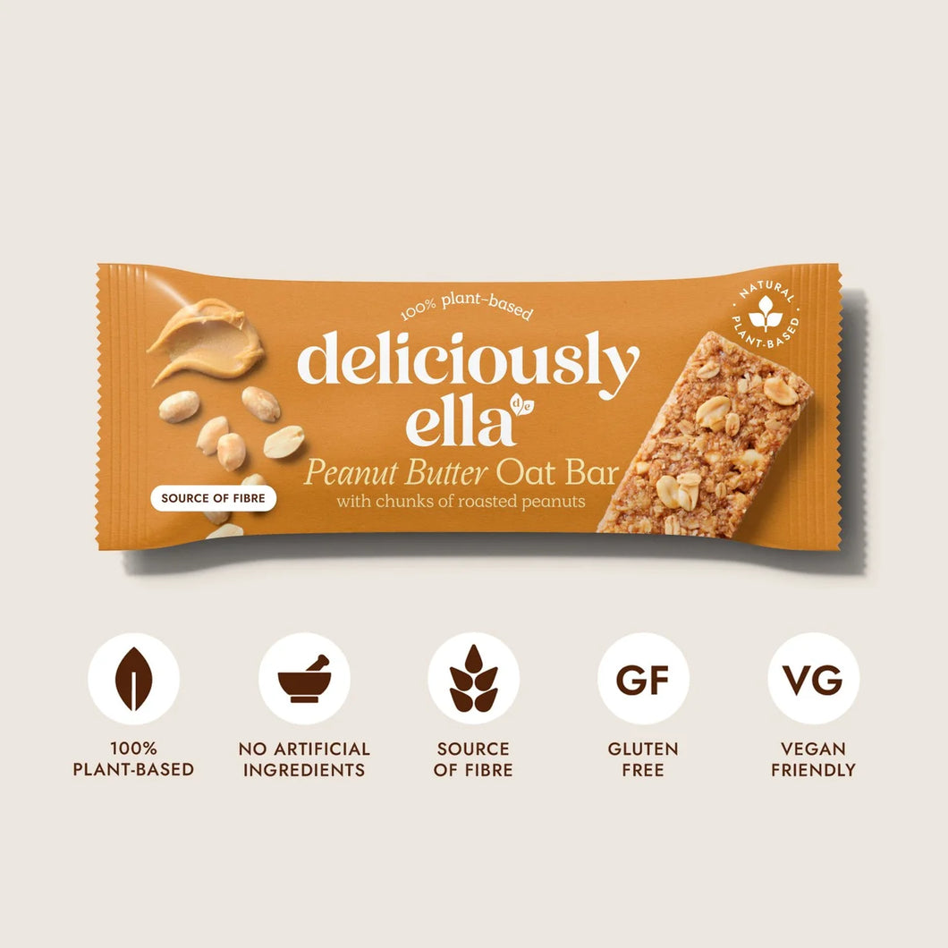 Deliciously Ella Peanut Butter Oat Bars 50g