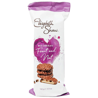 Elizabeth Shaw Dark Milk Chocolate Fruit & Nut Biscuits 140g- CHRISTMAS
