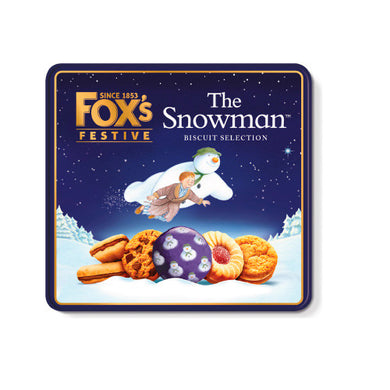 Foxs Snowman Biscuit Tin 350g - CHRISTMAS