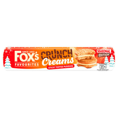 Fox's Crunch Creams Sticky Toffee Pudding Biscuit 230g - CHRISTMAS