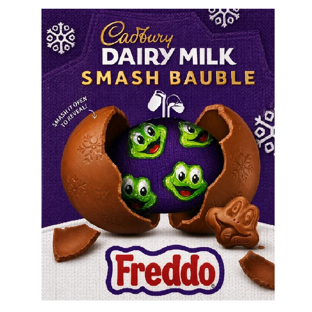 Cadbury Dairy Milk Freddo Smash Bauble 90g- NEW 2026 FRAGILE - CHRISTMAS