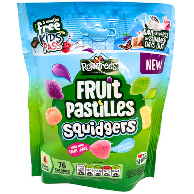Rowntrees Fruit Pastilles Squidgers 120g- NEW