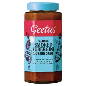Geeta's Smoked Aubergine Cooking Sauce 340g