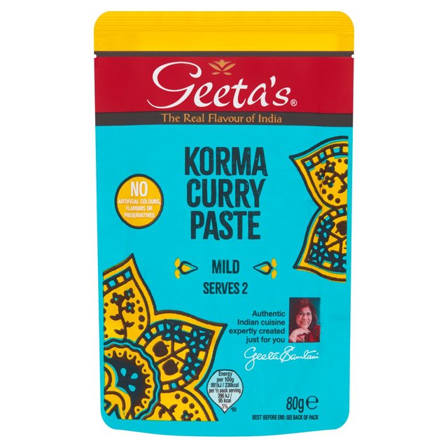 Geeta Korma Curry Paste 80g