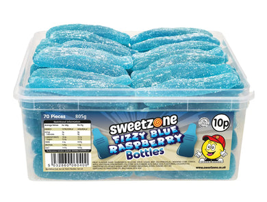 JG Fizzy GIANT Blue Raspberry Bottles Loose 100g