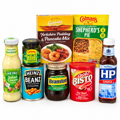 Best Of Grocery British Hamper - Basket