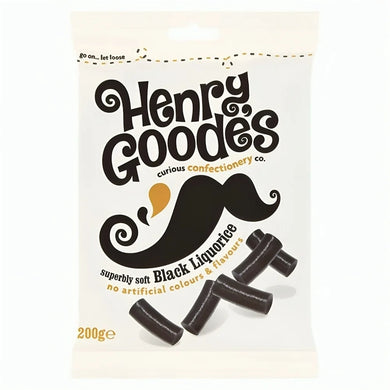 Henry Goodes Black Soft Liquorice 200g