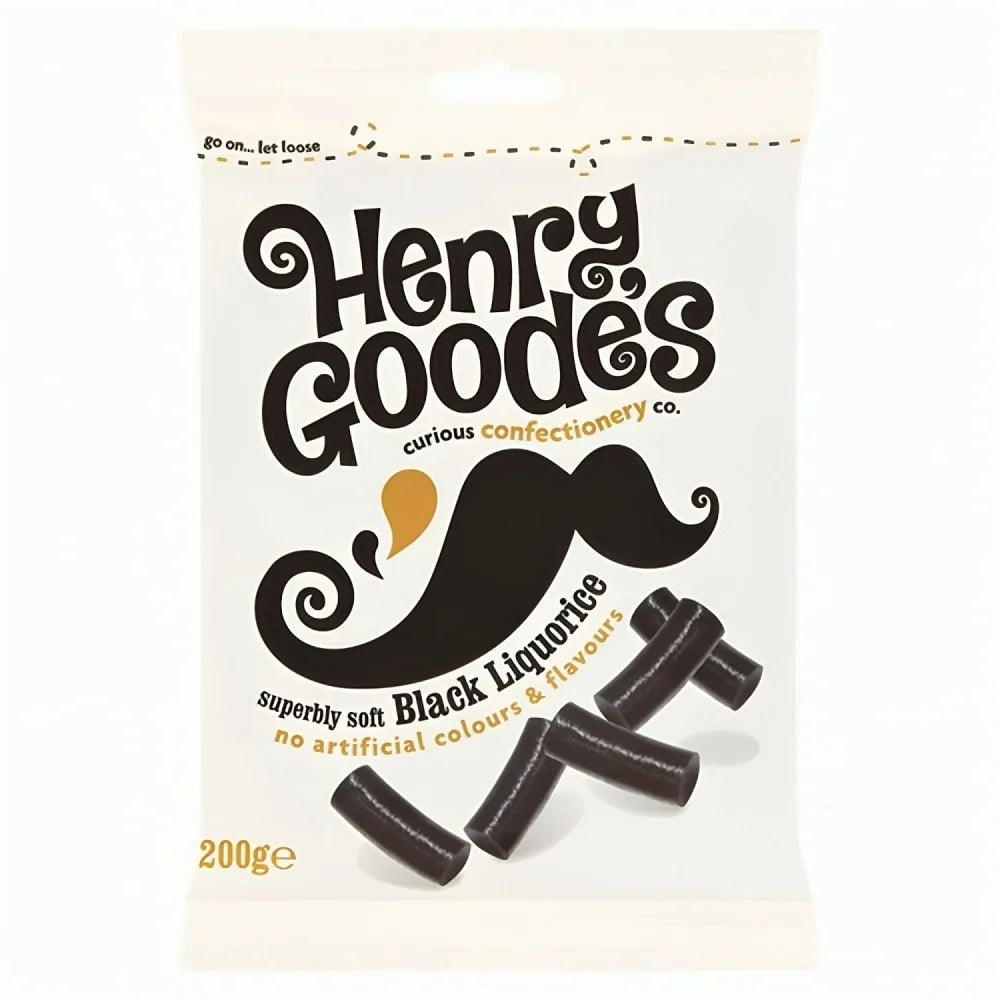Henry Goodes Black Soft Liquorice 200g