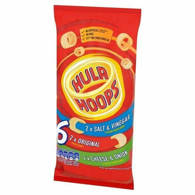Hula Hoops Crisps Family Variety 6 pack 144g
