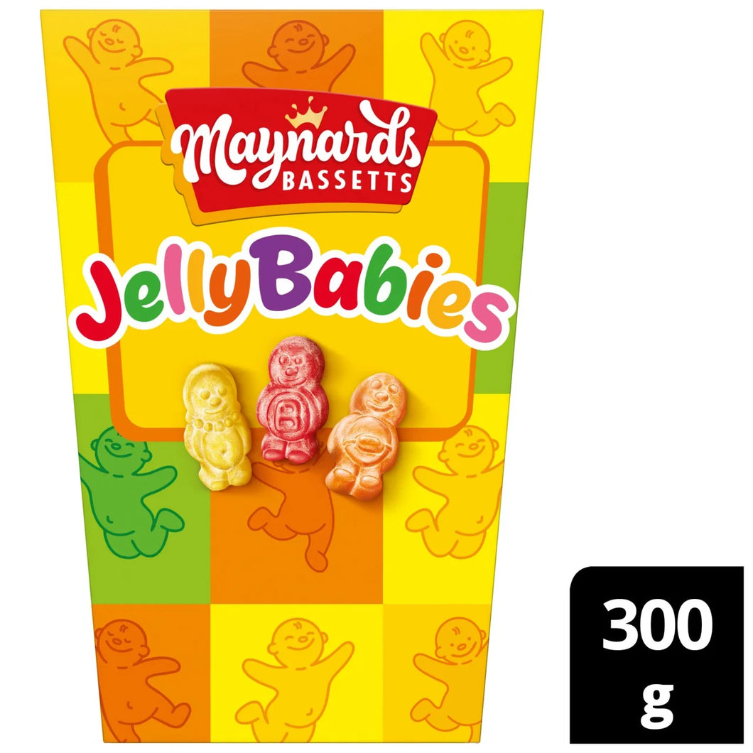 Bassetts Jelly Babies Carton 300g - CHRISTMAS