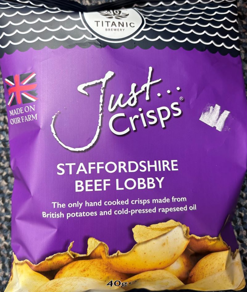 Just Crisps Titanic Lobby Crisps 40g