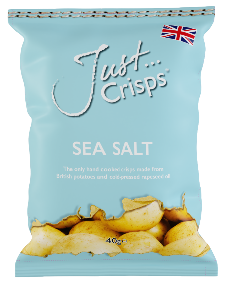 Just Crisps Sea Salt Crisps - Potato Chip 40g