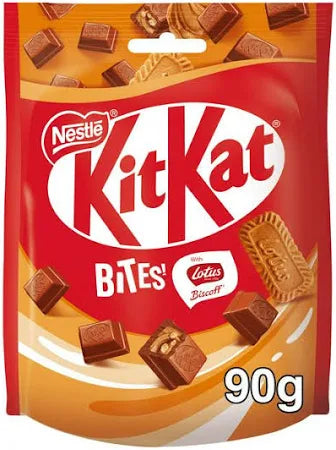 Kit Kat Bites Lotus Biscoff Pouch 90g