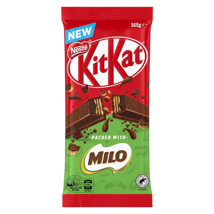 Kit Kat Milo Block Chocolate Bar 165g Australian