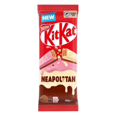 Kit Kat Neapolitan Chocolate Block 160g  AUSTRALIA