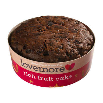 Lovemore Gluten Free Round Fruit Cake 540g - CHRISTMAS