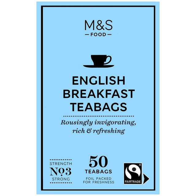 M&S Fairtrade English Breakfast Tea Bags