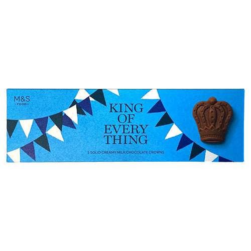 M&S King of Everything Milk Chocolate Crowns x 5