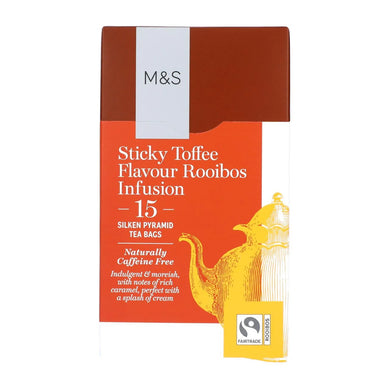 M&S Sticky Toffee Flavoured Rooibos Infusion Teabags 15ct