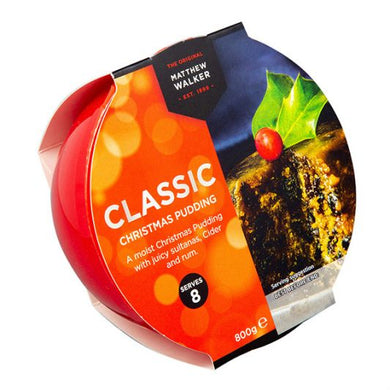 Matthew Walkers Classic Plum Pudding 800g Christmas