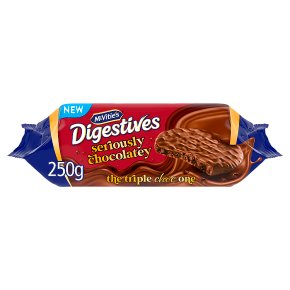 McVitie's Digestives Seriously Chocolatey Biscuits 250g NEW