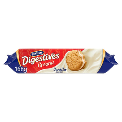 McVitie's Digestive Vanilla Creams Biscuits 168g
