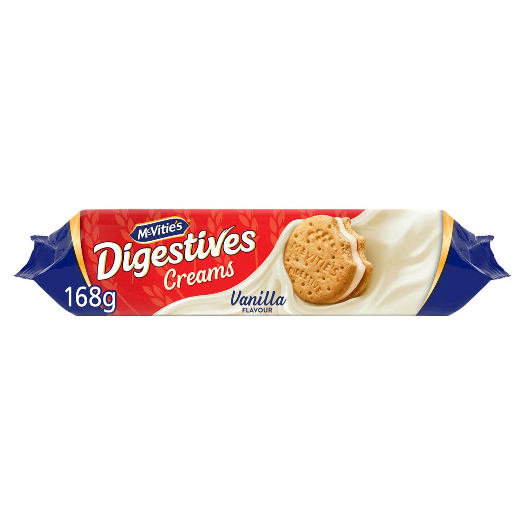McVitie's Digestive Vanilla Creams Biscuits 168g